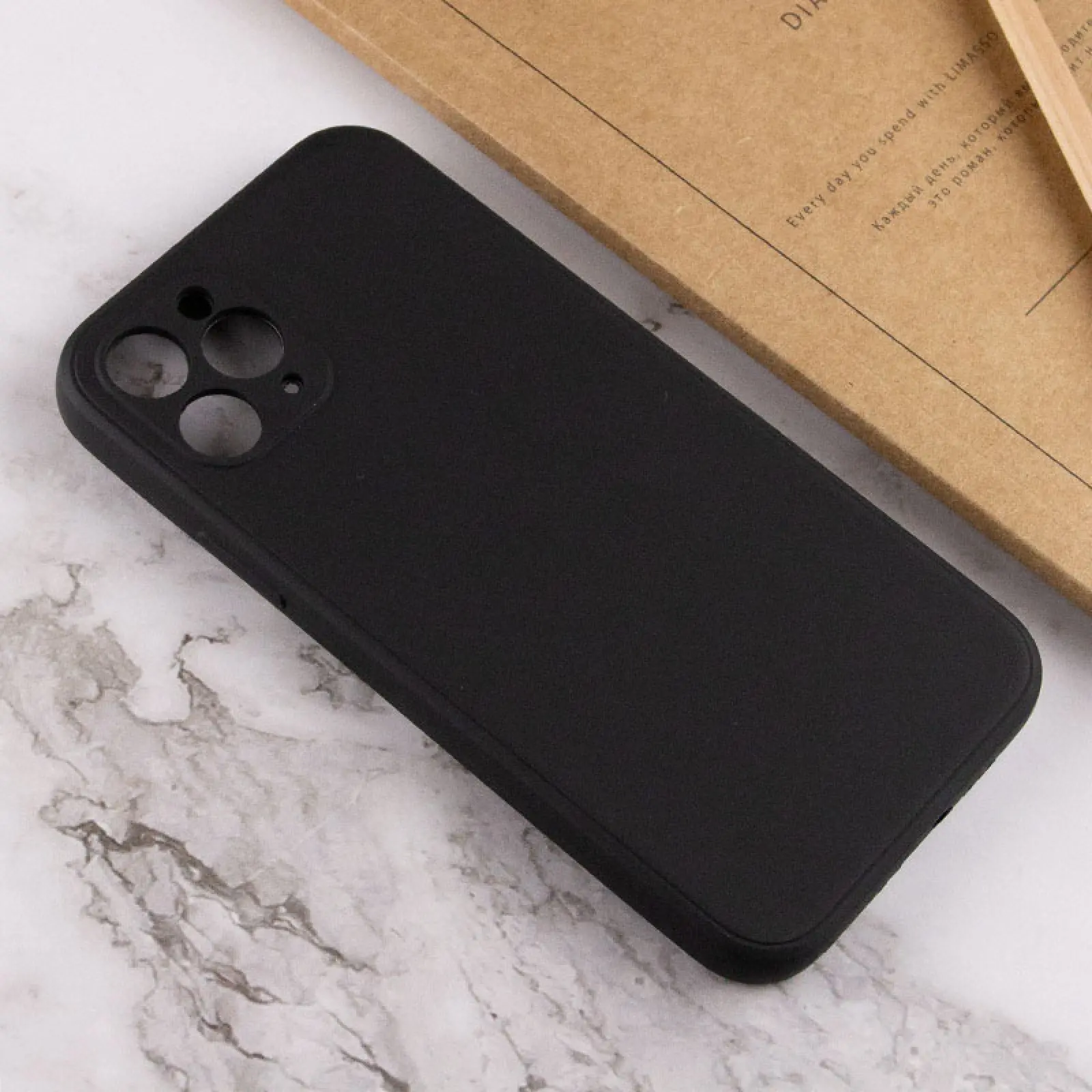 Etui TPU Candy Full Camera do Apple iPhone 11 Pro (5.8"), Czarny / Black 3, TPU