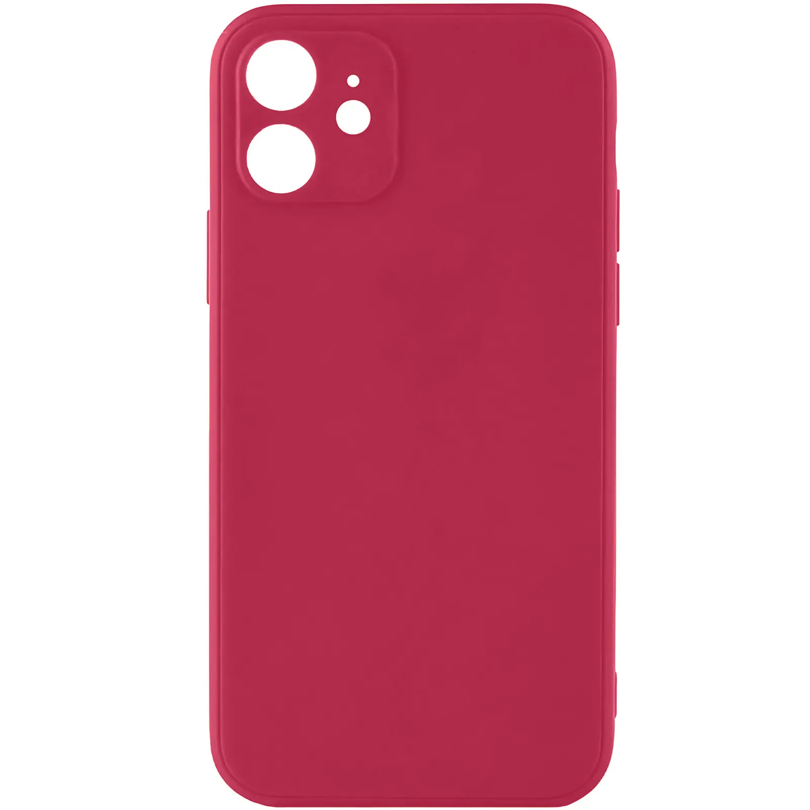 Силіконовий чохол Candy Full Camera для Apple iPhone 11 (6.1"), Бордовий / Burgundy, TPU