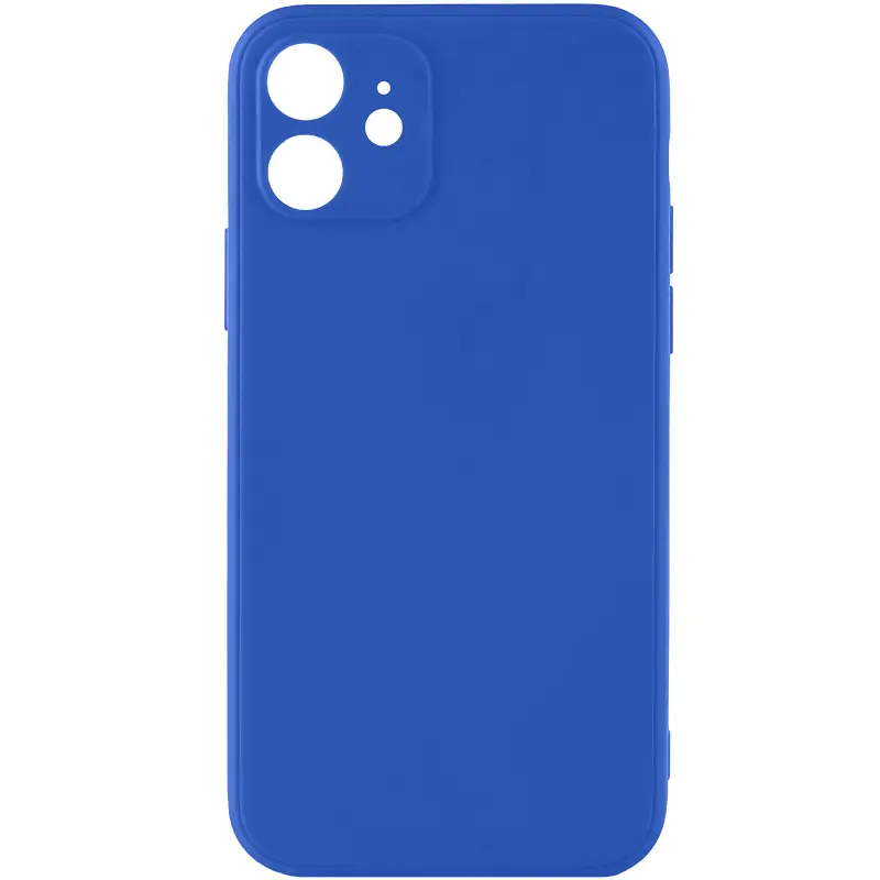 Силіконовий чохол Candy Full Camera для Apple iPhone 11 (6.1"), Синій / Dark Blue, TPU