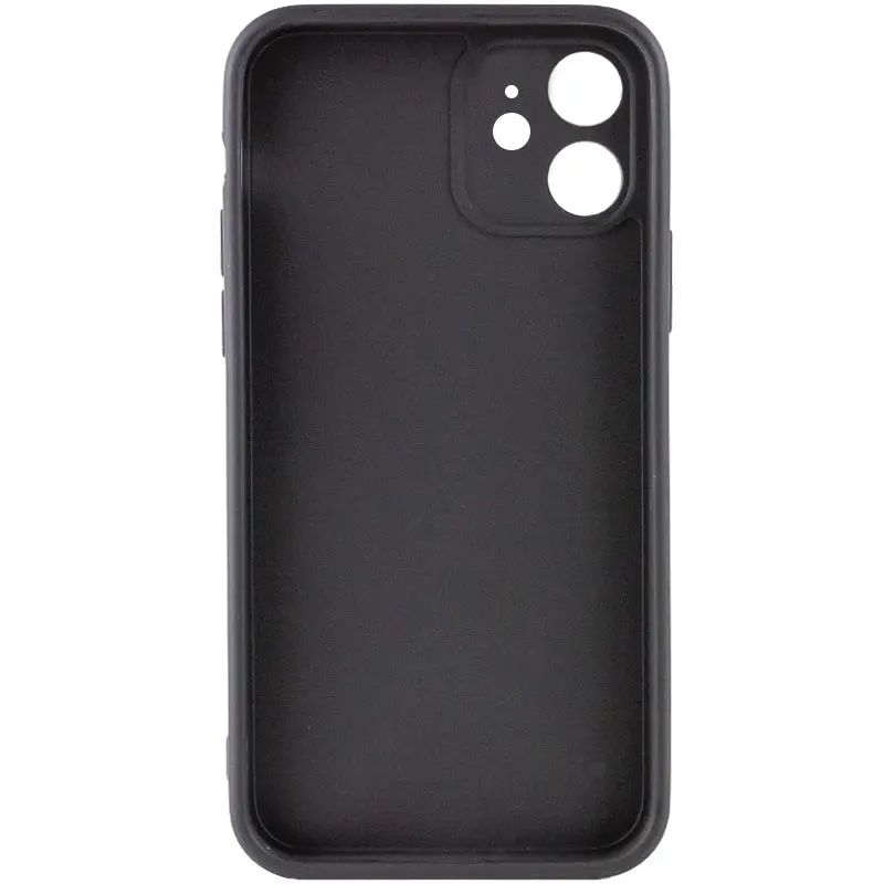 Силіконовий чохол Candy Full Camera для Apple iPhone 12 (6.1"), Чорний / Black 1, TPU