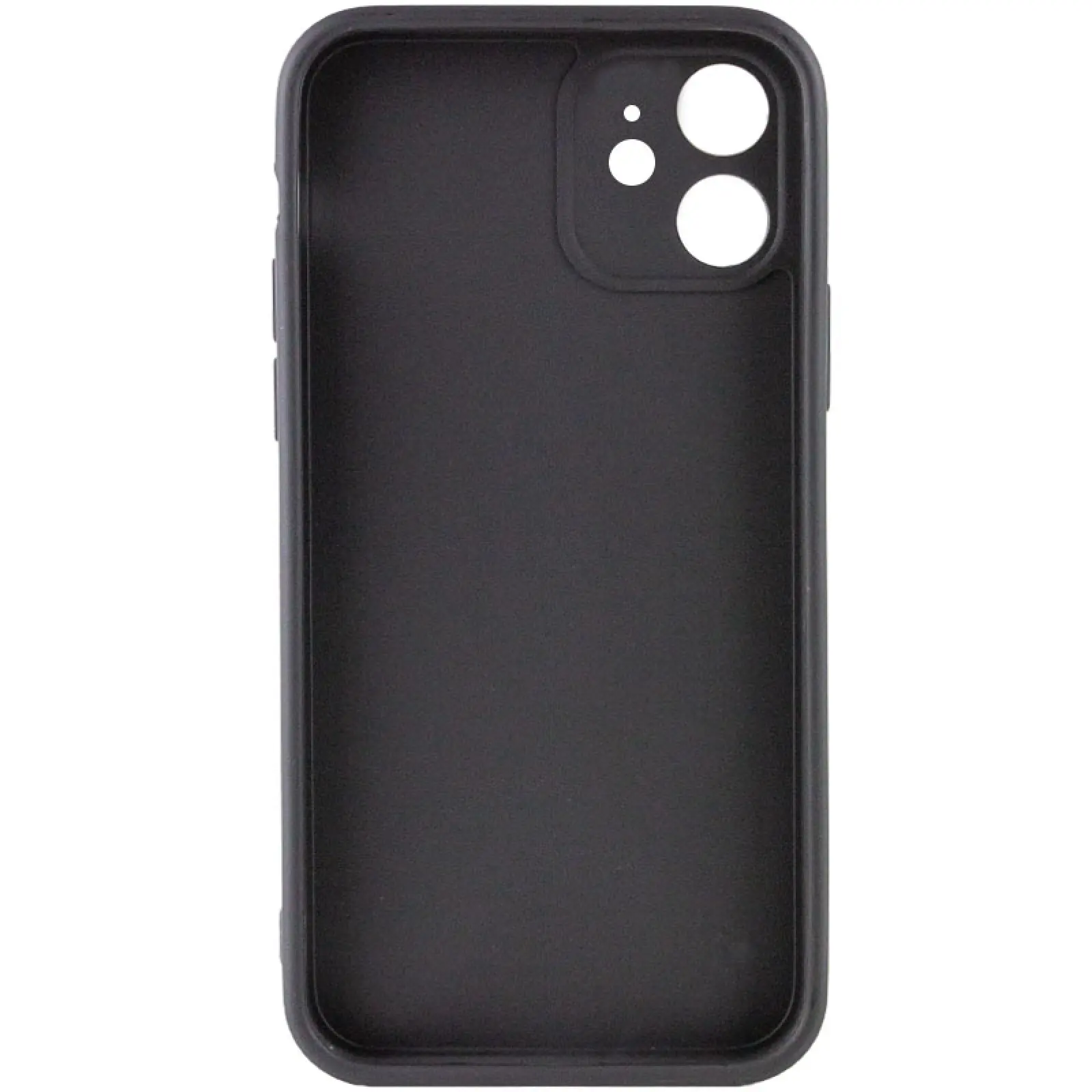 Силіконовий чохол Candy Full Camera для Apple iPhone 12 (6.1"), Чорний / Black 1, TPU