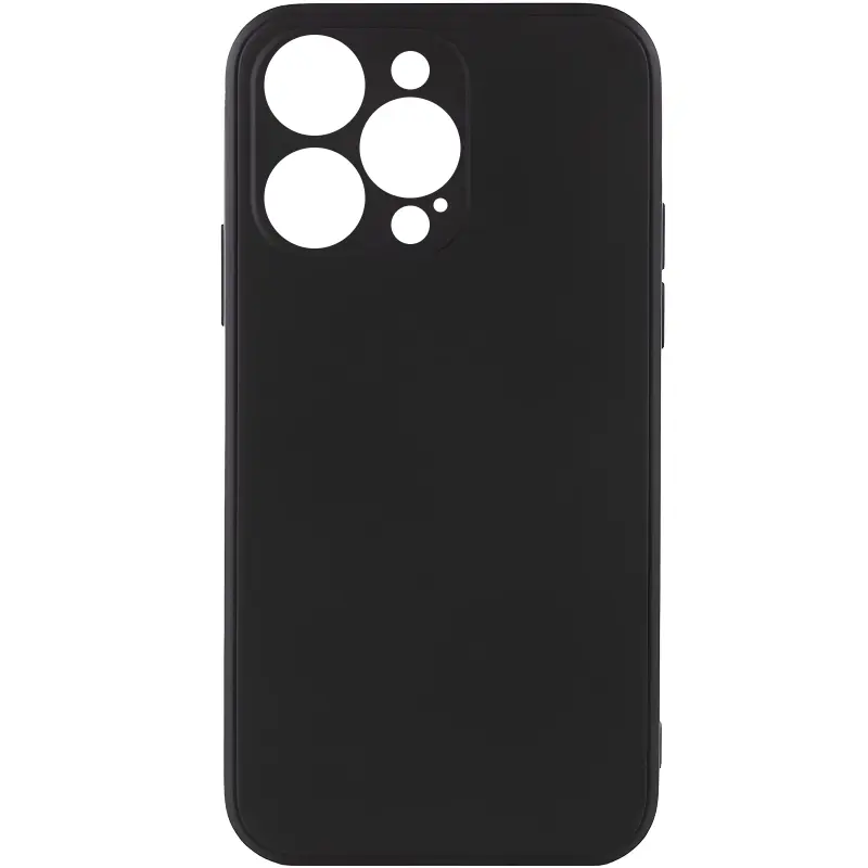 Etui TPU Candy Full Camera do Apple iPhone 13 Pro Max (6.7"), Czarny / Black, TPU