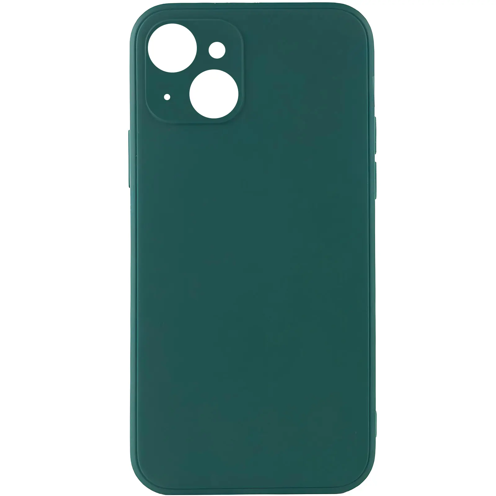 Силіконовий чохол Candy Full Camera для Apple iPhone 13 (6.1"), Зелений / Dark green, TPU