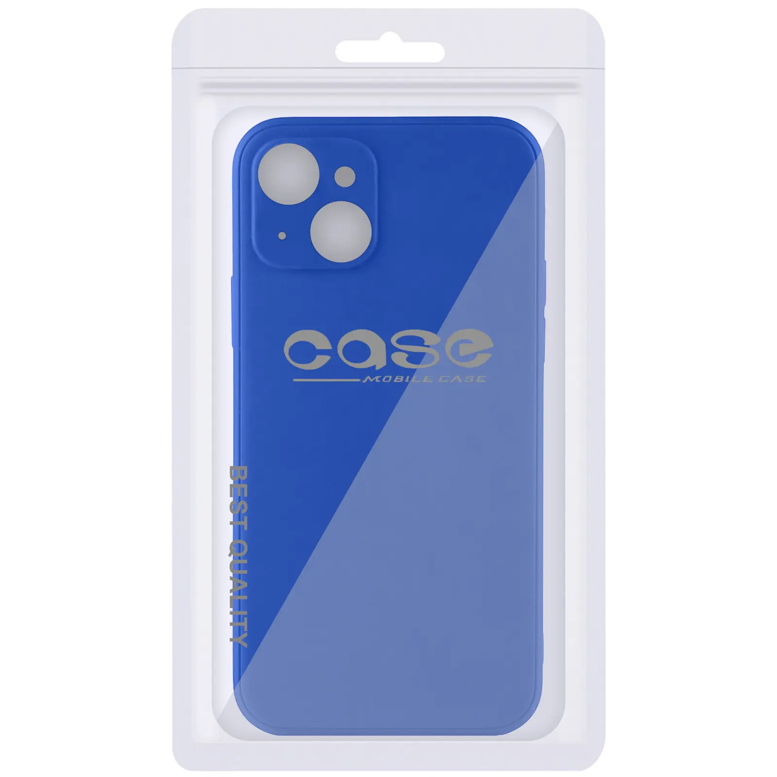 Силіконовий чохол Candy Full Camera для Apple iPhone 13 (6.1"), Синій / Dark Blue 1, TPU