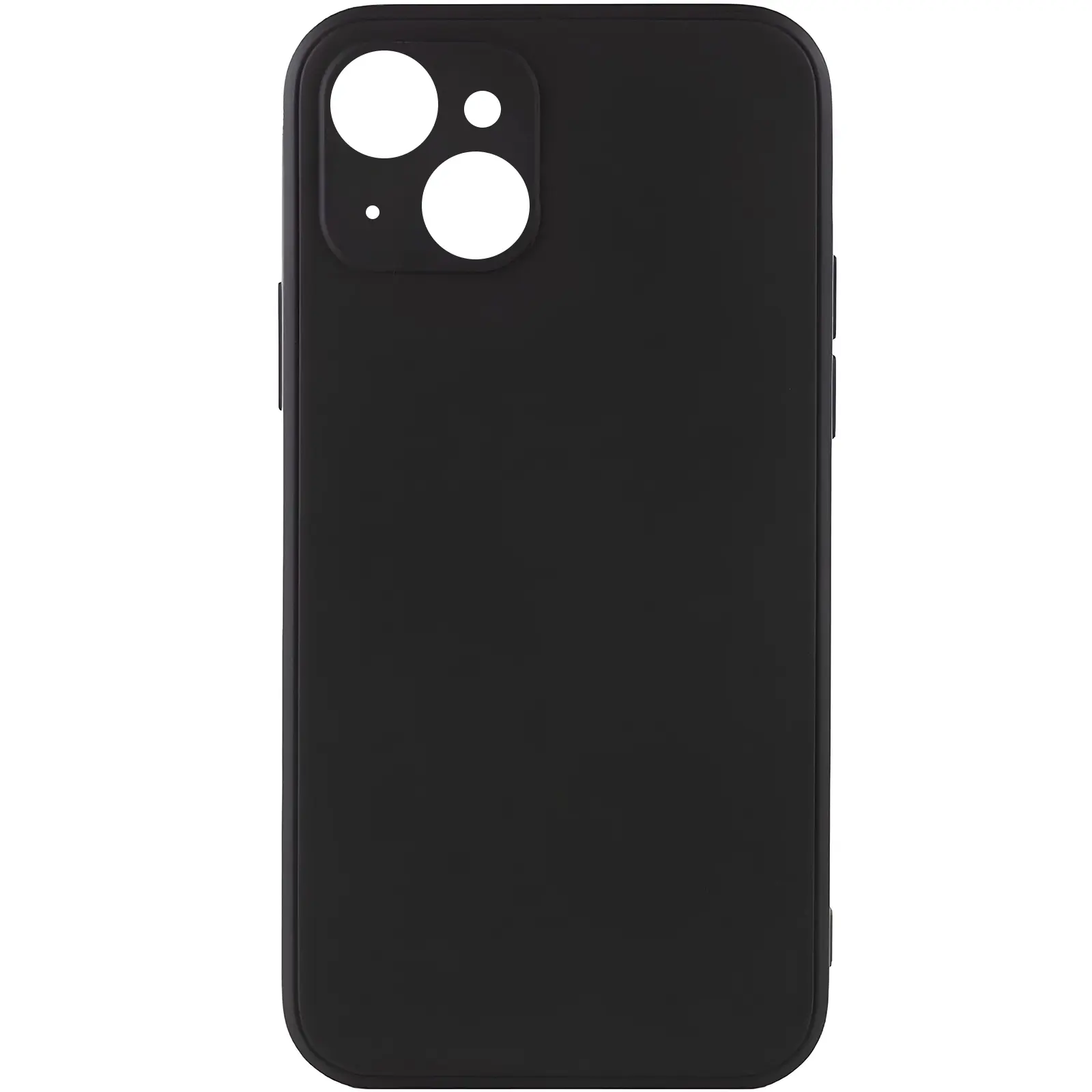 Силіконовий чохол Candy Full Camera для Apple iPhone 13 (6.1"), Чорний / Black, TPU