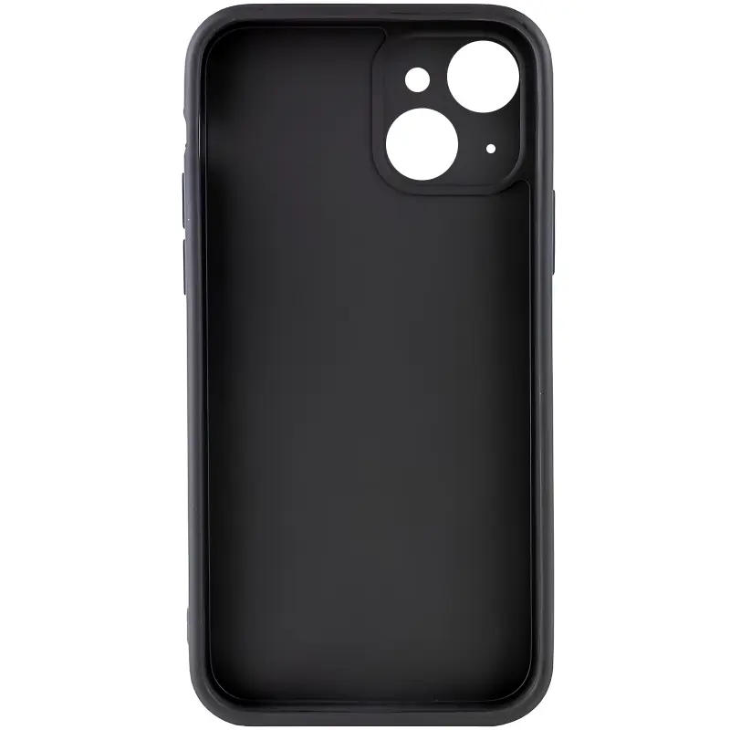 Силіконовий чохол Candy Full Camera для Apple iPhone 14 (6.1"), Чорний / Black 1, TPU