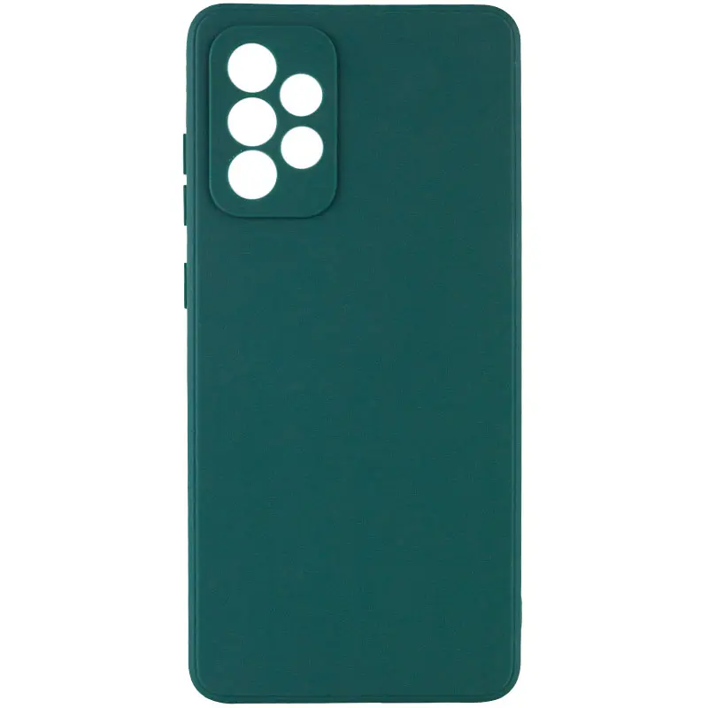 Силіконовий чохол Candy Full Camera для Samsung Galaxy A34 5G, Зелений / Dark green, TPU