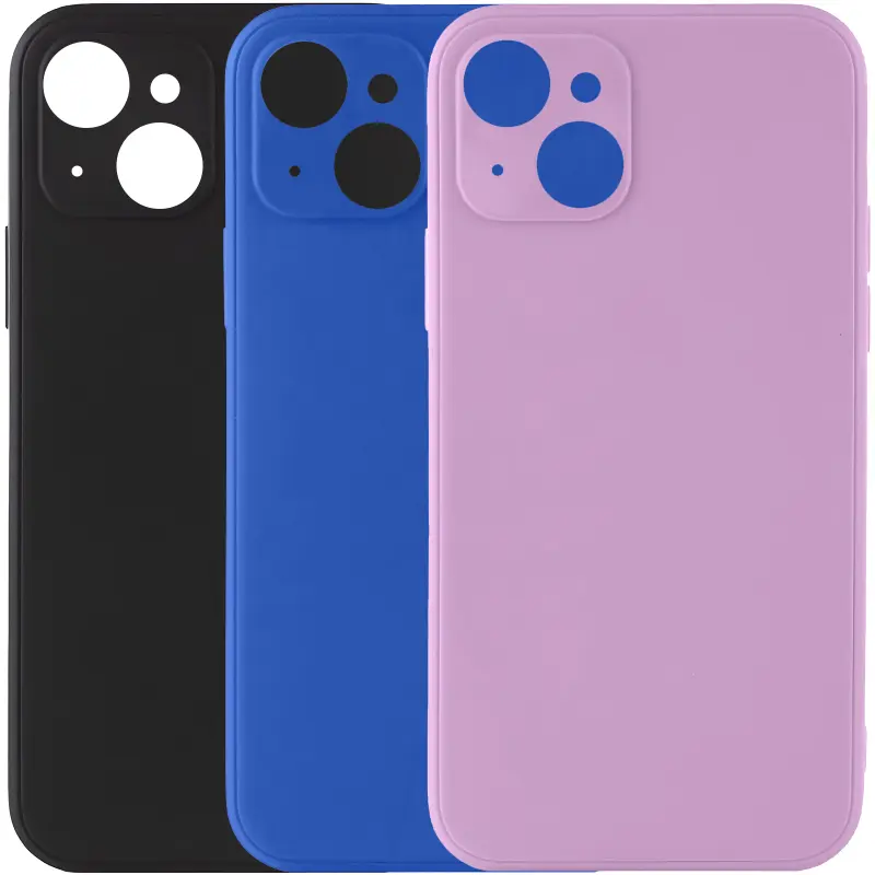 Силіконовий чохол Candy Full Camera для Apple iPhone 15 (6.1"), TPU
