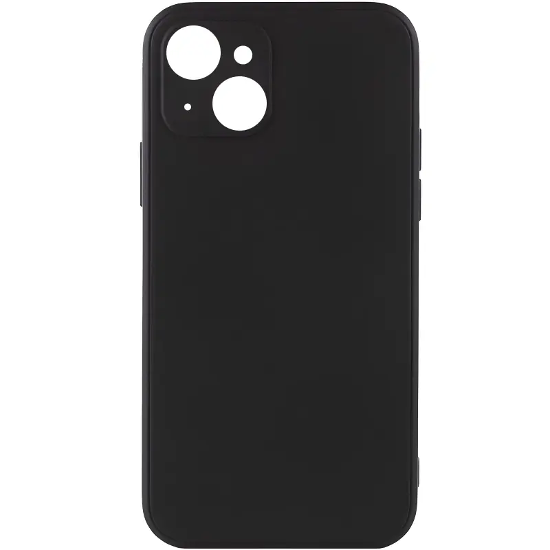 Силіконовий чохол Candy Full Camera для Apple iPhone 15 (6.1"), Чорний / Black, TPU