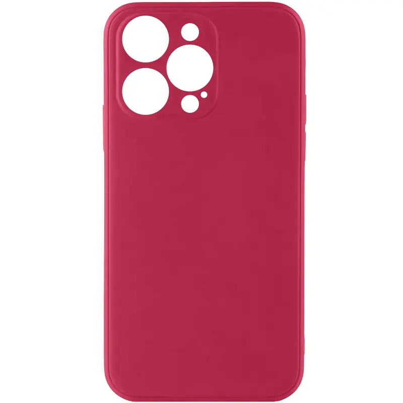 Etui TPU Candy Full Camera do Apple iPhone 15 Pro Max (6.7"), Bordeaux / Burgundy, TPU