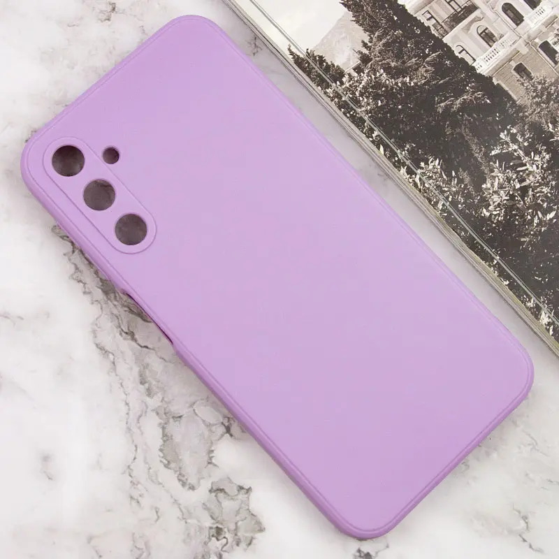 Силіконовий чохол Candy Full Camera для Samsung Galaxy A25 5G, Сливовий / Purple 1, TPU