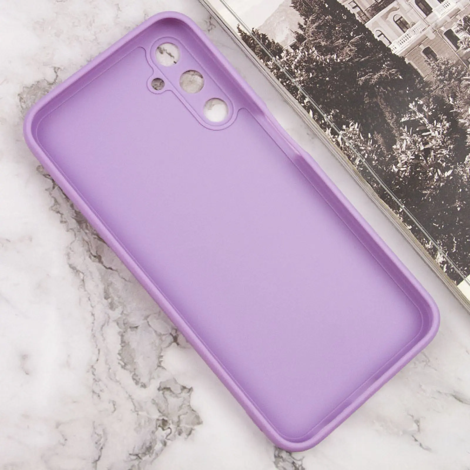 Силіконовий чохол Candy Full Camera для Samsung Galaxy A25 5G, Сливовий / Purple 2, TPU