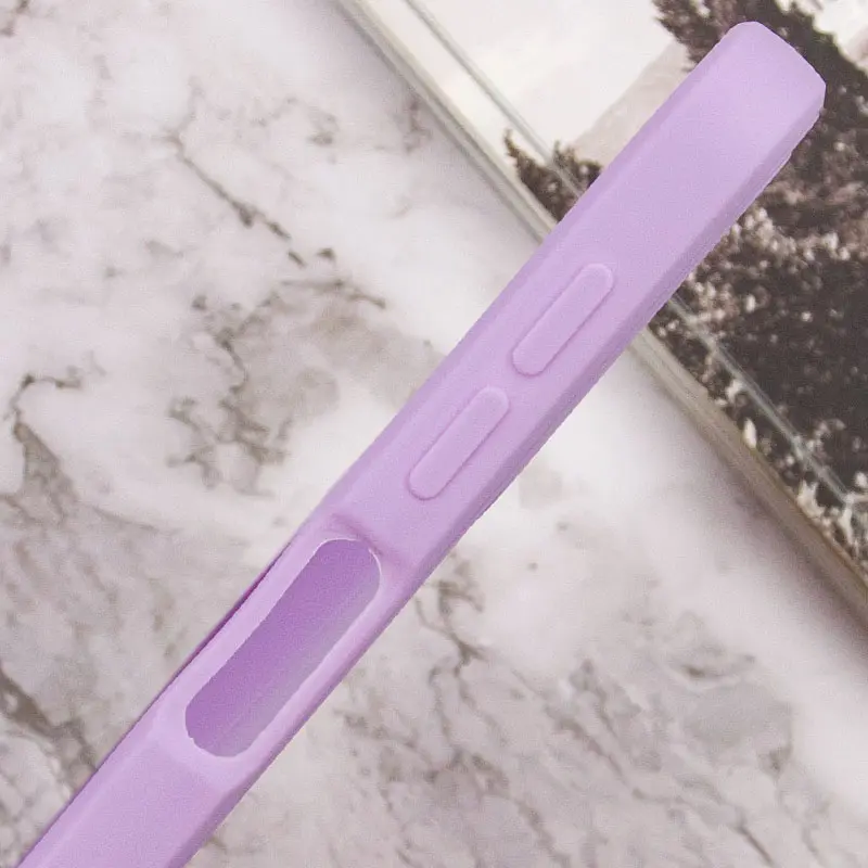 Силіконовий чохол Candy Full Camera для Samsung Galaxy A25 5G, Сливовий / Purple 3, TPU