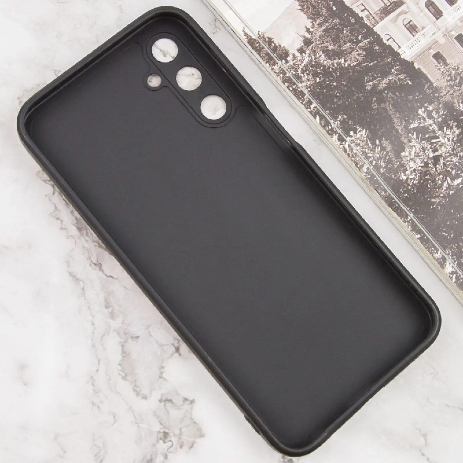 Силіконовий чохол Candy Full Camera для Samsung Galaxy A25 5G, Чорний / Black 2, TPU