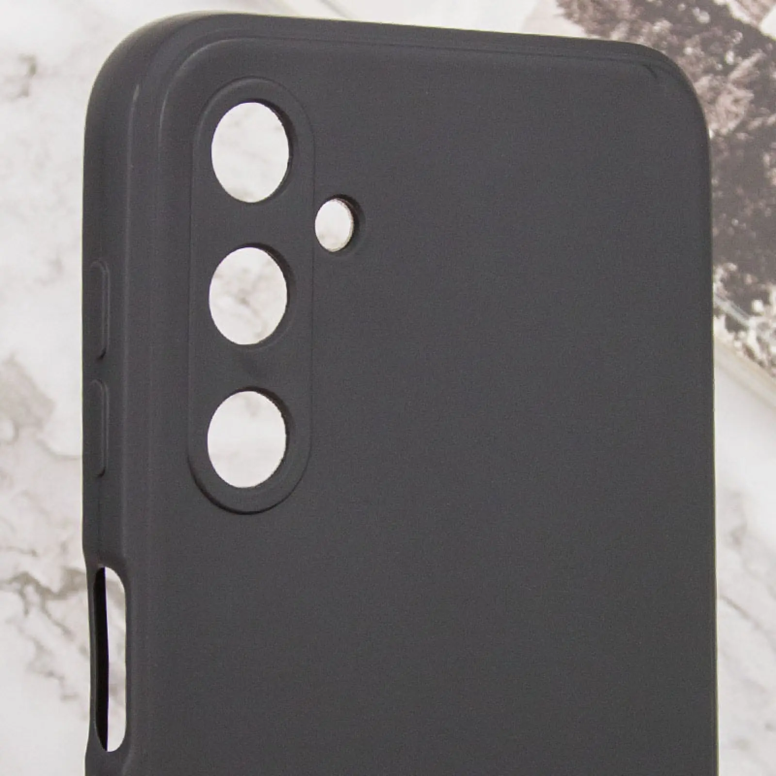 Силіконовий чохол Candy Full Camera для Samsung Galaxy A25 5G, Чорний / Black 4, TPU