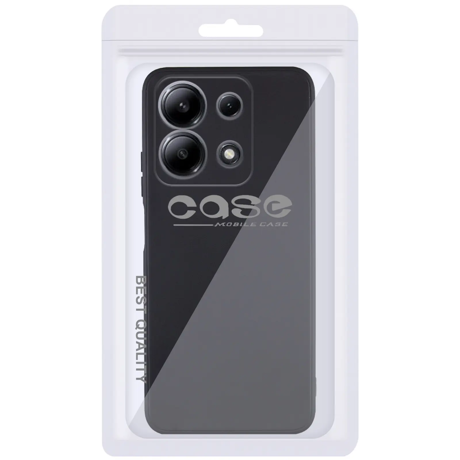 Case TPU Candy Full Camera for Xiaomi Redmi Note 13 Pro 4G / Poco M6 Pro 4G / Note 14S, Black 3, TPU
