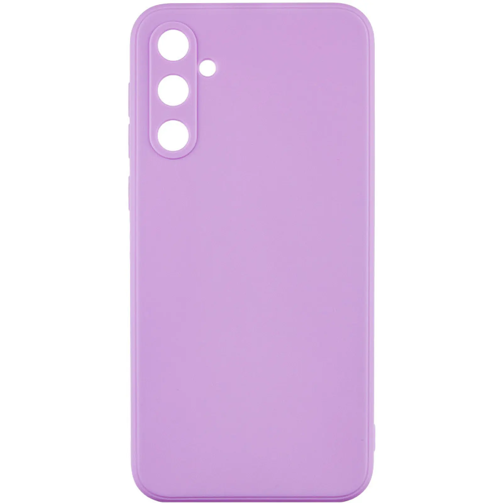 Силіконовий чохол Candy Full Camera для Samsung Galaxy A55, Сливовий / Purple, TPU