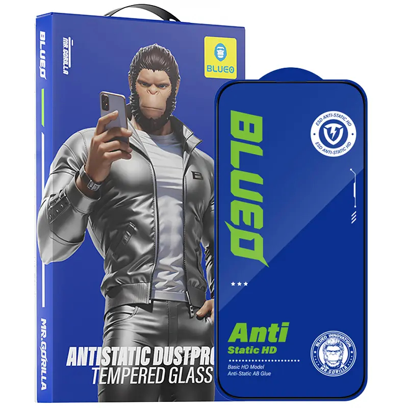 Защитное 2.5D стекло Blueo Full Cover HD для Apple iPhone 14 Pro Max (6.7"), Закаленное стекло