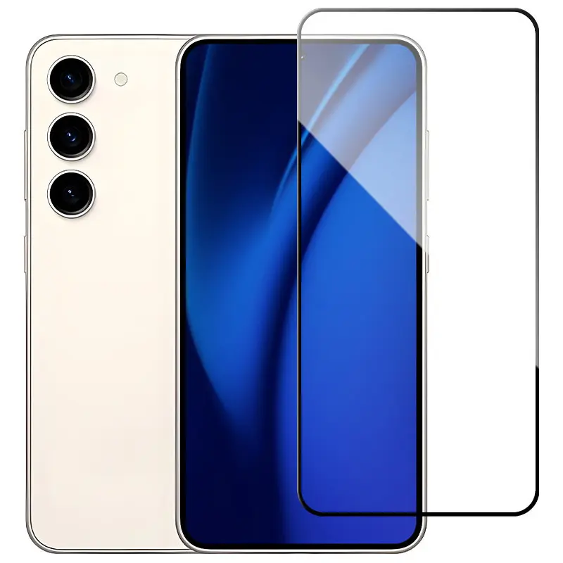 Захисне 2.5D скло Blueo Full Cover HD для Samsung Galaxy S26, Чорний 3, Загартоване скло
