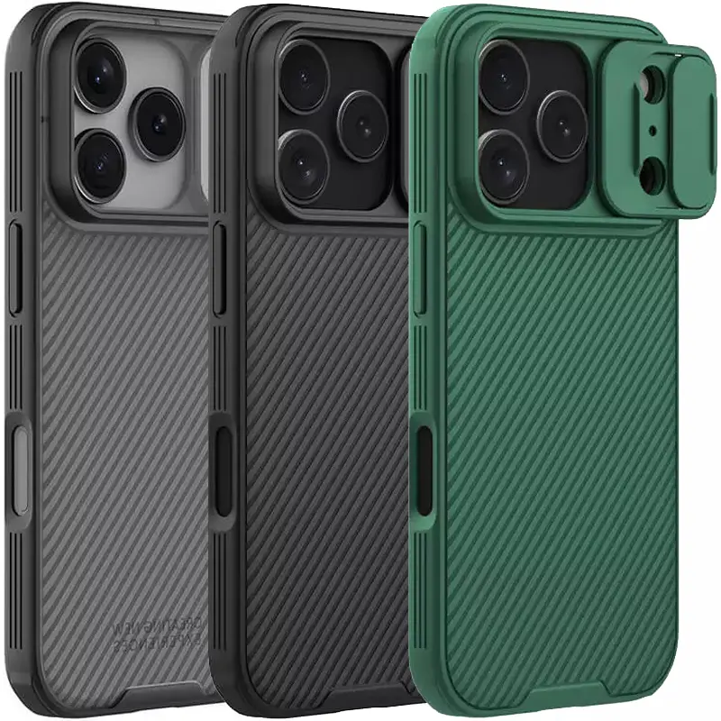Węgiel nakładka Nillkin CamShield Pro do Apple iPhone 17 Pro Max / 18 Pro Max (6.9"), Plastikowy