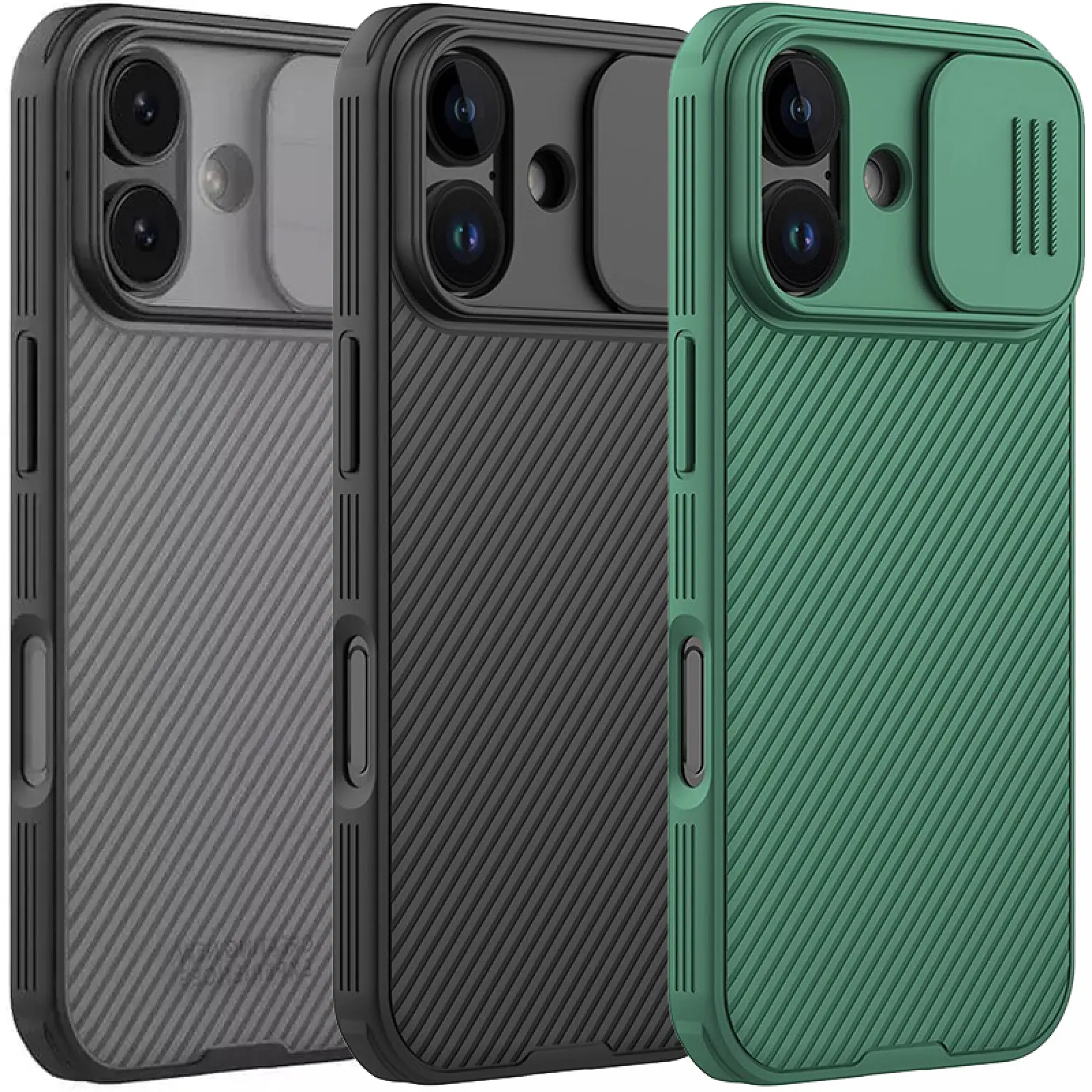 Węgiel nakładka Nillkin CamShield Pro do Apple iPhone 17 (6.3"), Plastikowy