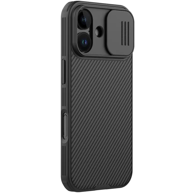 Węgiel nakładka Nillkin CamShield Pro do Apple iPhone 17 (6.3"), Black, Plastikowy
