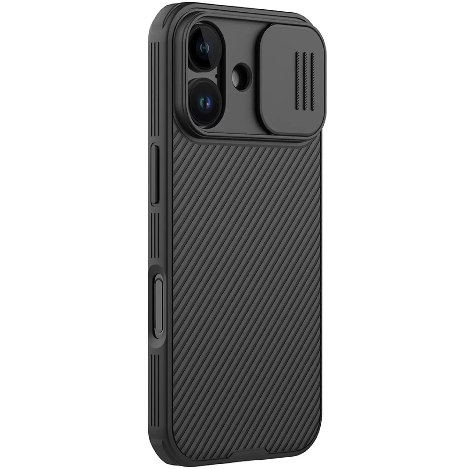 Węgiel nakładka Nillkin CamShield Pro do Apple iPhone 17 (6.3"), Black, Plastikowy