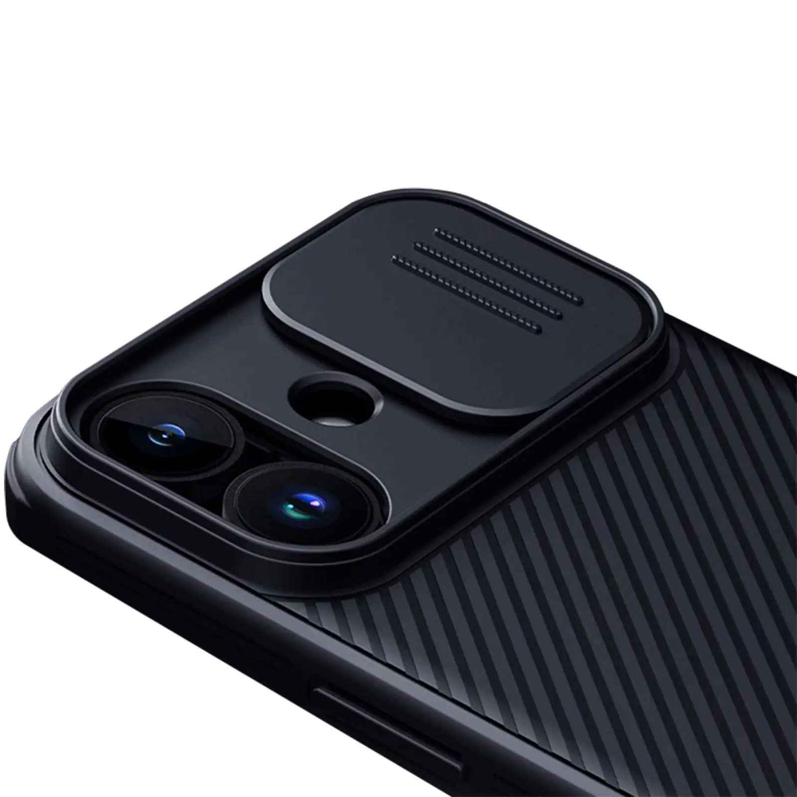 Węgiel nakładka Nillkin CamShield Pro do Apple iPhone 17 (6.3"), Black 4, Plastikowy