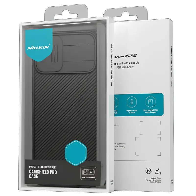 Węgiel nakładka Nillkin CamShield Pro do Apple iPhone 17 (6.3"), Black 5, Plastikowy