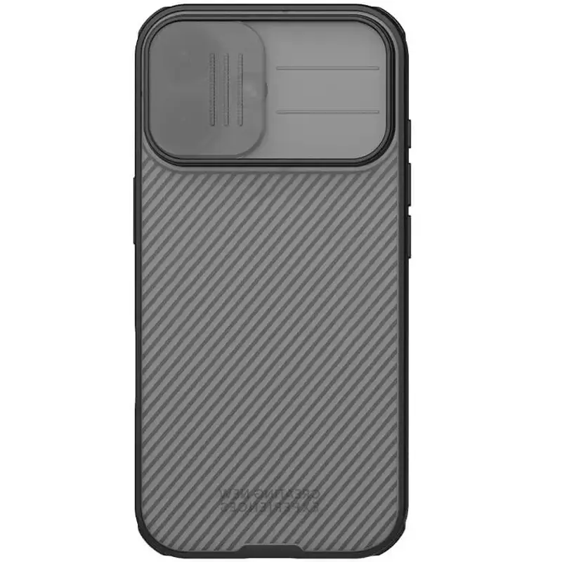 Węgiel nakładka Nillkin CamShield Pro do Apple iPhone 17 (6.3"), Transparent black 2, Plastikowy