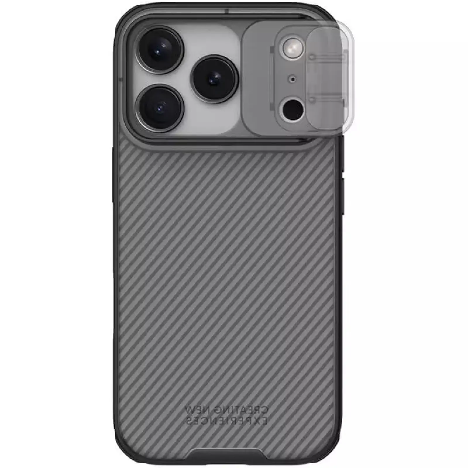 Карбоновая накладка Nillkin CamShield Pro для Apple iPhone 17 Pro / 18 Pro (6.3"), Transparent black 1, Пластик