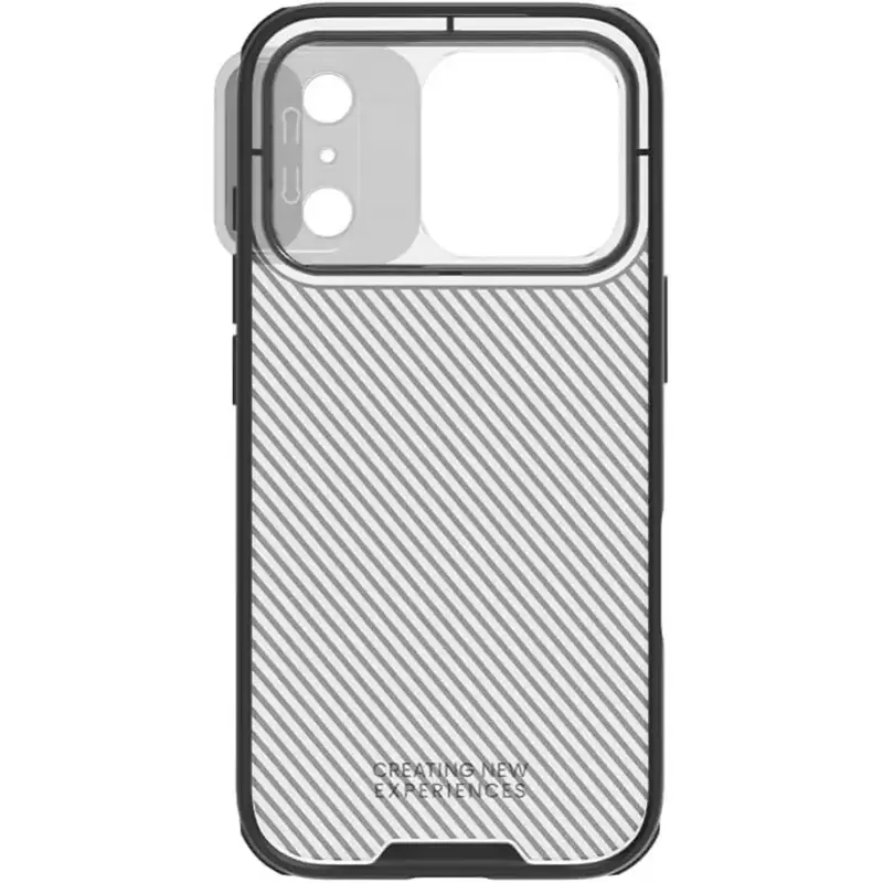 Карбоновая накладка Nillkin CamShield Pro для Apple iPhone 17 Pro / 18 Pro (6.3"), Transparent black 4, Пластик
