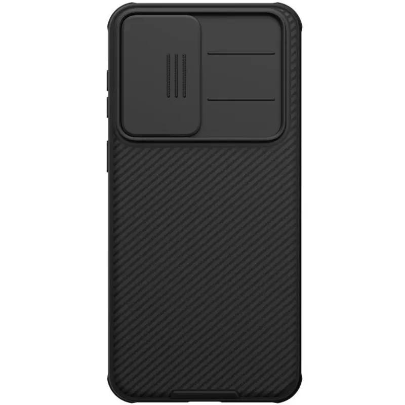 Carbon cover Nillkin CamShield Pro for Samsung Galaxy S26 FE, Black 1, Plastic