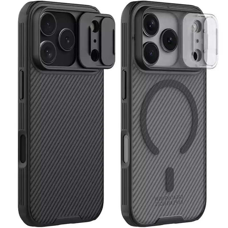 Карбонова накладка Nillkin CamShield Pro Magnetic для Apple iPhone 17 Pro / 18 Pro (6.3"), Пластик