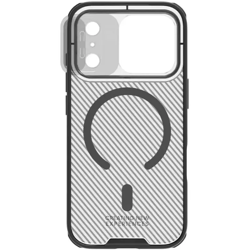 Карбонова накладка Nillkin CamShield Pro Magnetic для Apple iPhone 17 Pro / 18 Pro (6.3"), Transparent black 4, Пластик