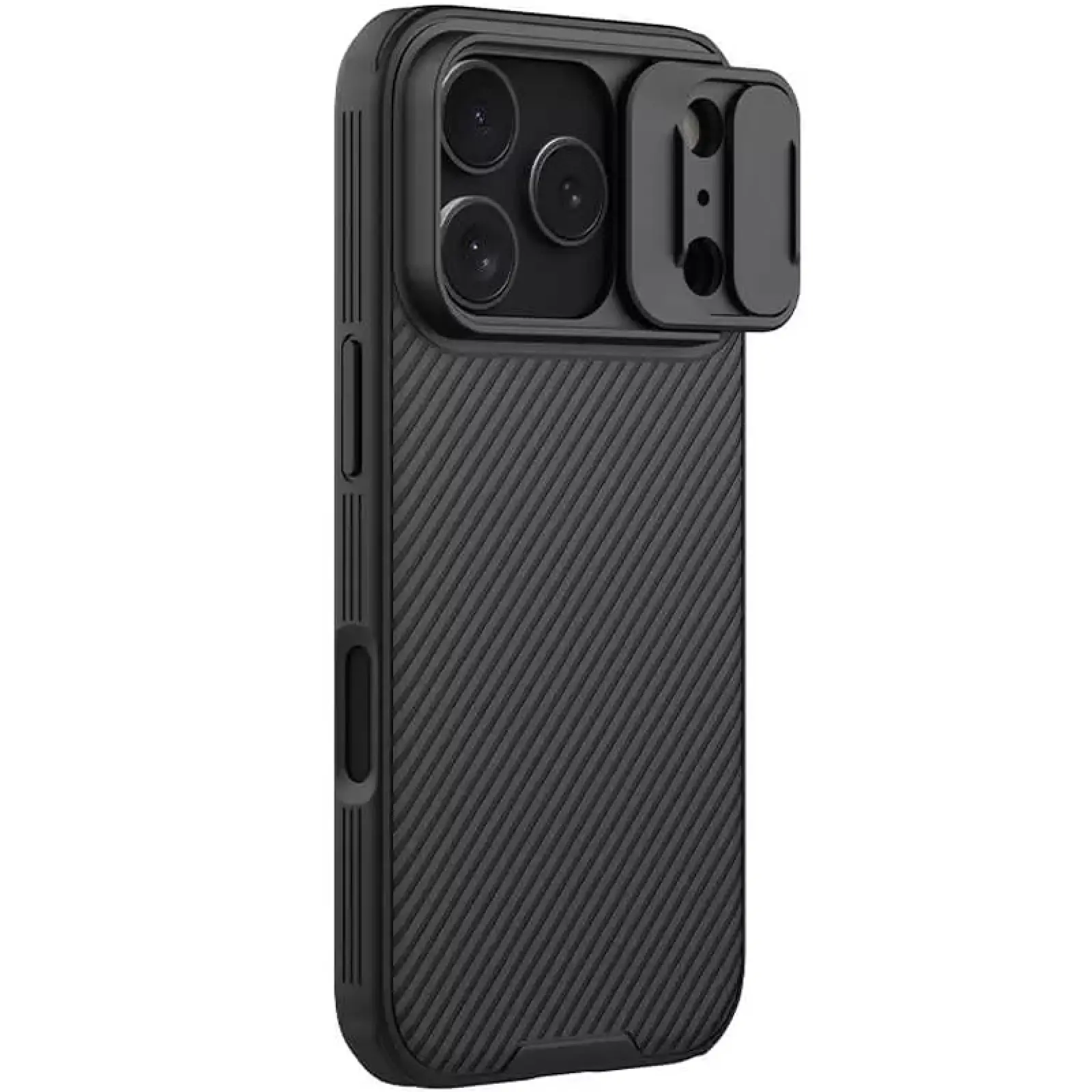Карбонова накладка Nillkin CamShield Pro Magnetic для Apple iPhone 17 Pro / 18 Pro (6.3"), Black, Пластик