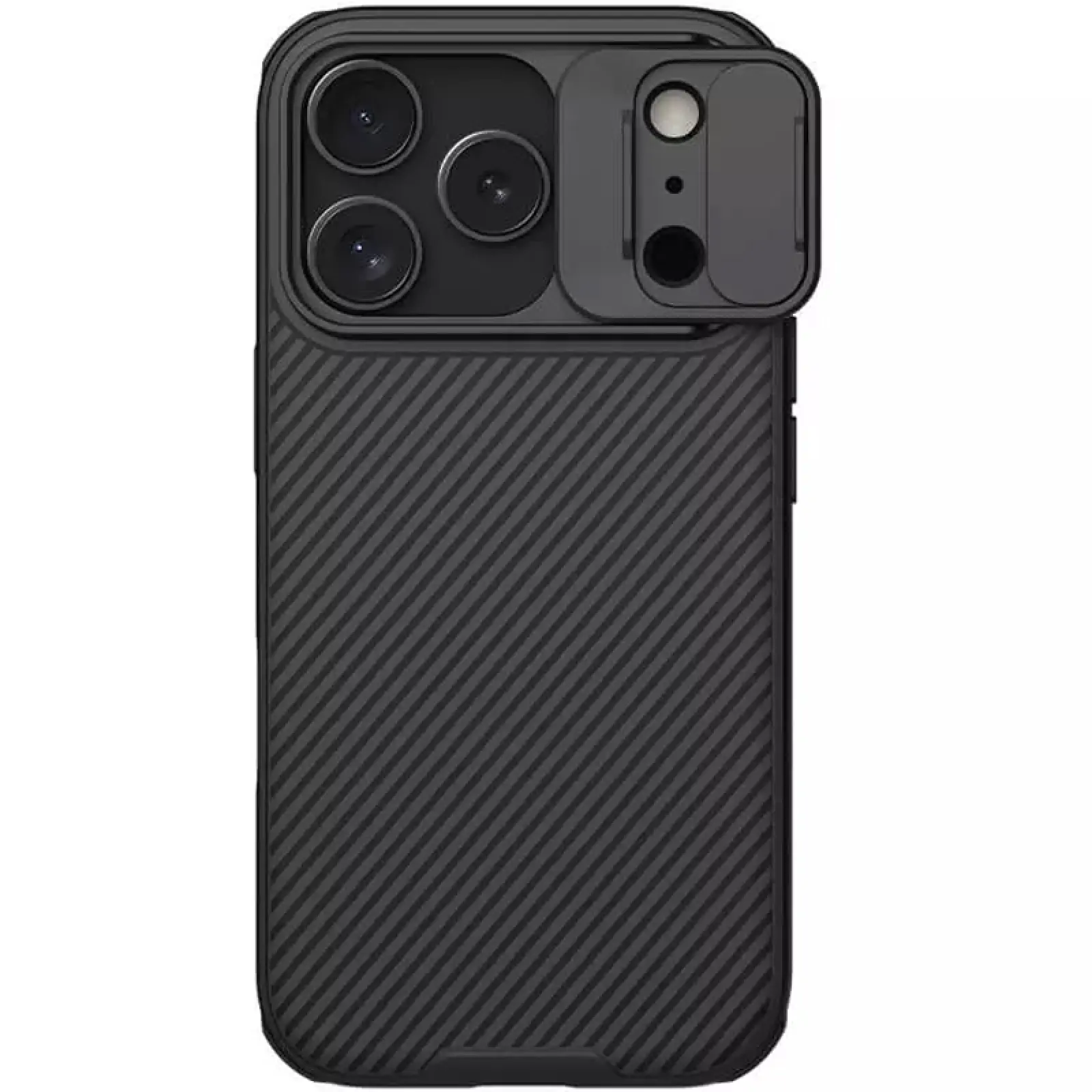 Карбонова накладка Nillkin CamShield Pro Magnetic для Apple iPhone 17 Pro / 18 Pro (6.3"), Black 1, Пластик