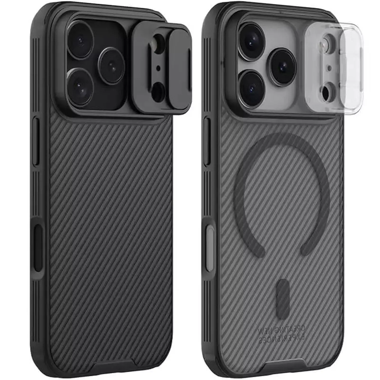 Cover Nillkin Carbon CamShield Pro Magnetic for Apple iPhone 17 Pro Max / 18 Pro Max (6.9"), Plastic