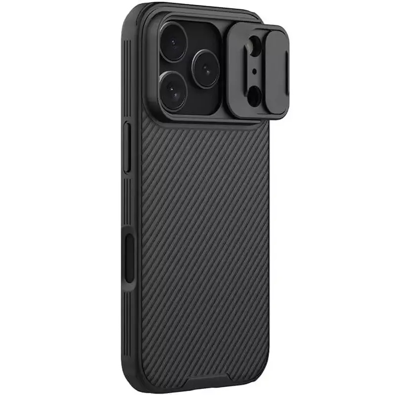 Cover Nillkin Carbon CamShield Pro Magnetic for Apple iPhone 17 Pro Max / 18 Pro Max (6.9"), Black, Plastic