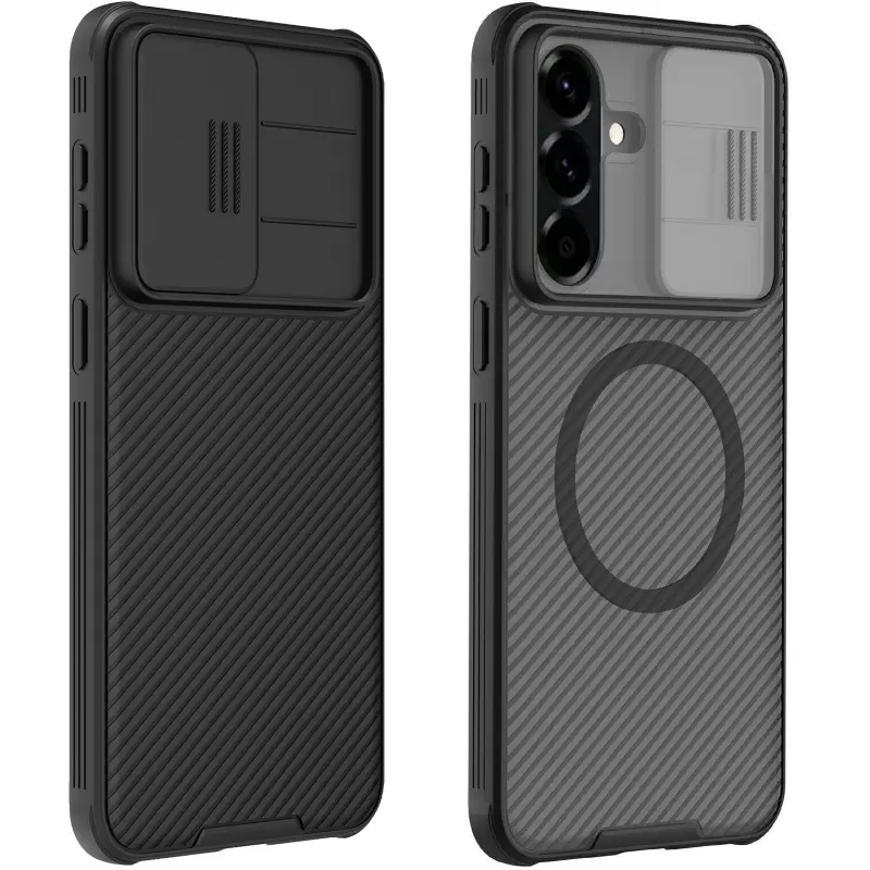 Карбонова накладка Nillkin CamShield Pro Magnetic для Samsung Galaxy A57 5G, Пластик