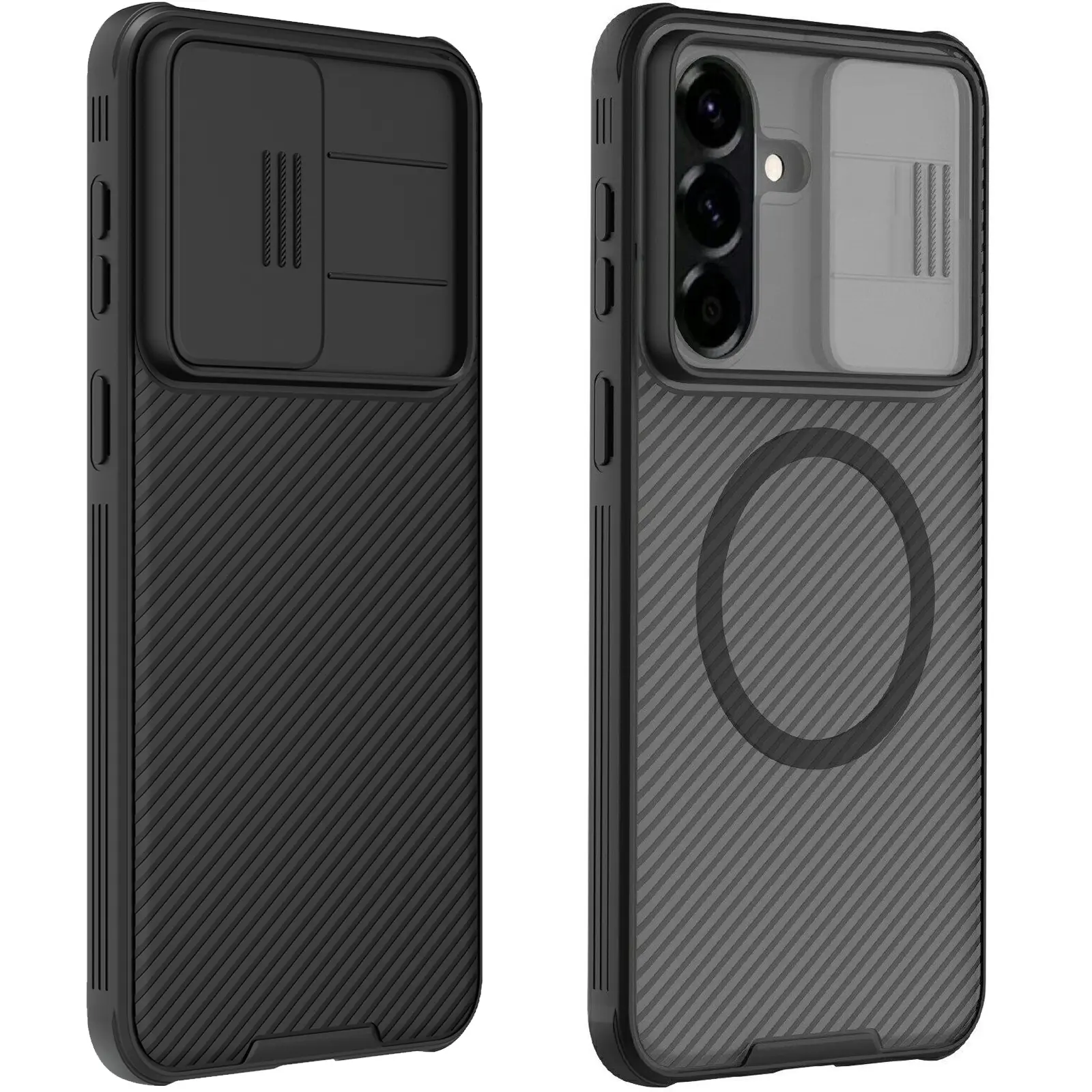 Карбонова накладка Nillkin CamShield Pro Magnetic для Samsung Galaxy A57 5G, Пластик