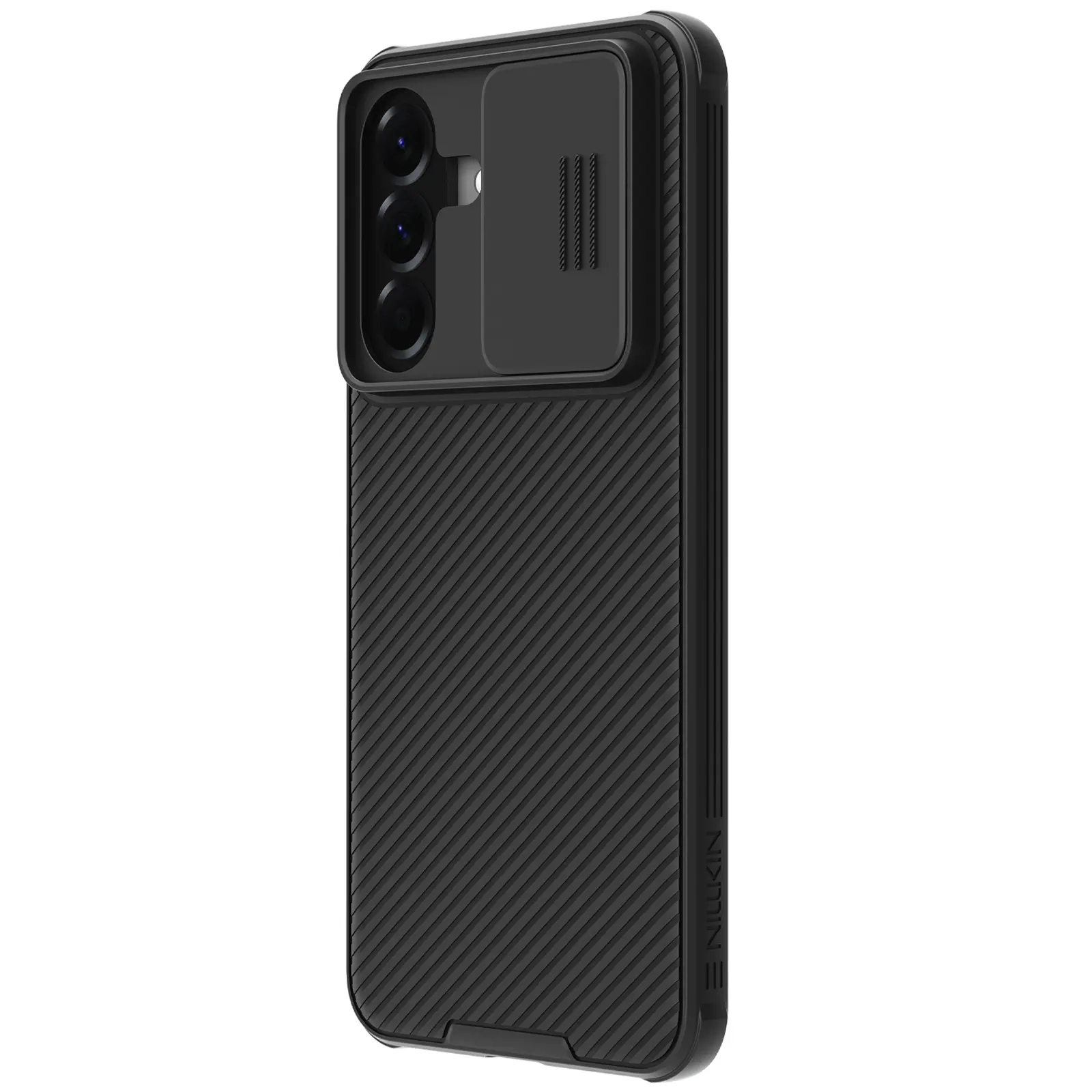 Карбонова накладка Nillkin CamShield Pro Magnetic для Samsung Galaxy A57 5G, Black 2, Пластик