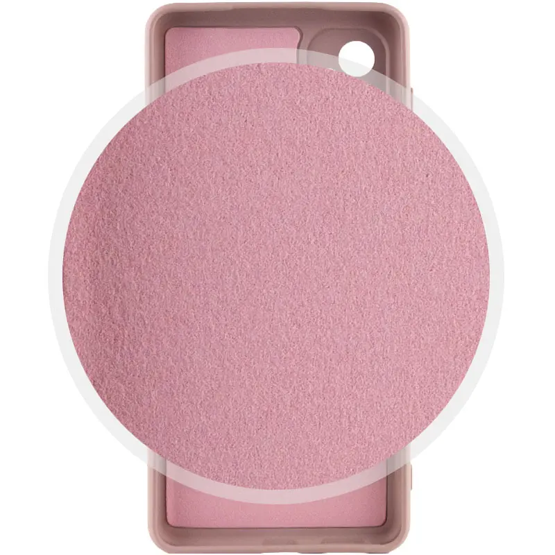 Case TPU GETMAN Liquid Silk Full Camera for Samsung Galaxy A54 5G, Pink / Pink Sand 2, TPU