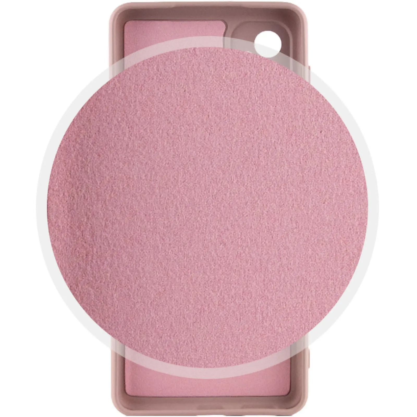Case TPU GETMAN Liquid Silk Full Camera for Samsung Galaxy A54 5G, Pink / Pink Sand 2, TPU