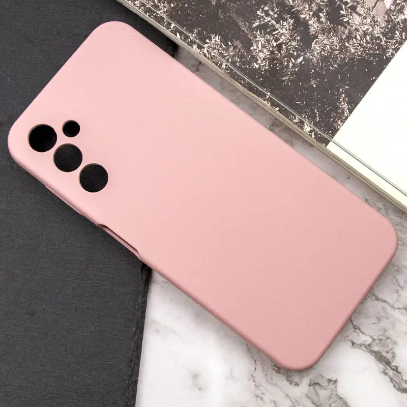 Case TPU GETMAN Liquid Silk Full Camera for Samsung Galaxy A54 5G, Pink / Pink Sand 4, TPU
