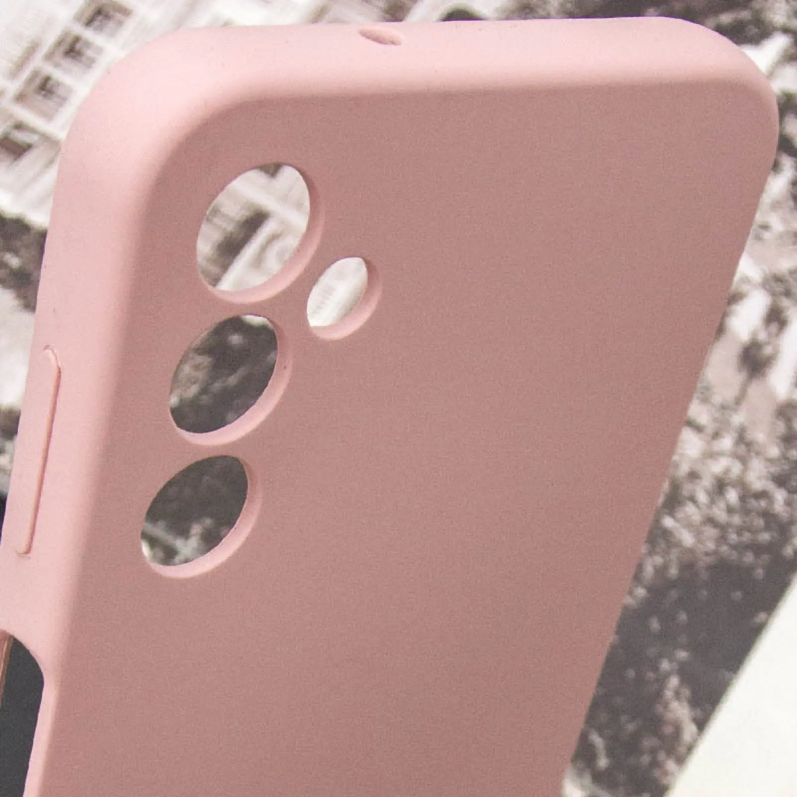 Case TPU GETMAN Liquid Silk Full Camera for Samsung Galaxy A54 5G, Pink / Pink Sand 5, TPU