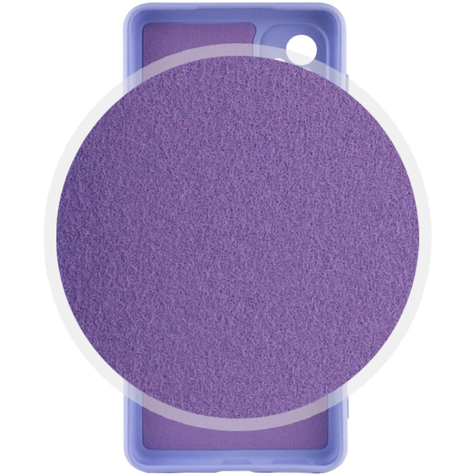 Case TPU GETMAN Liquid Silk Full Camera for Samsung Galaxy A54 5G, Lilac / Dasheen 2, TPU