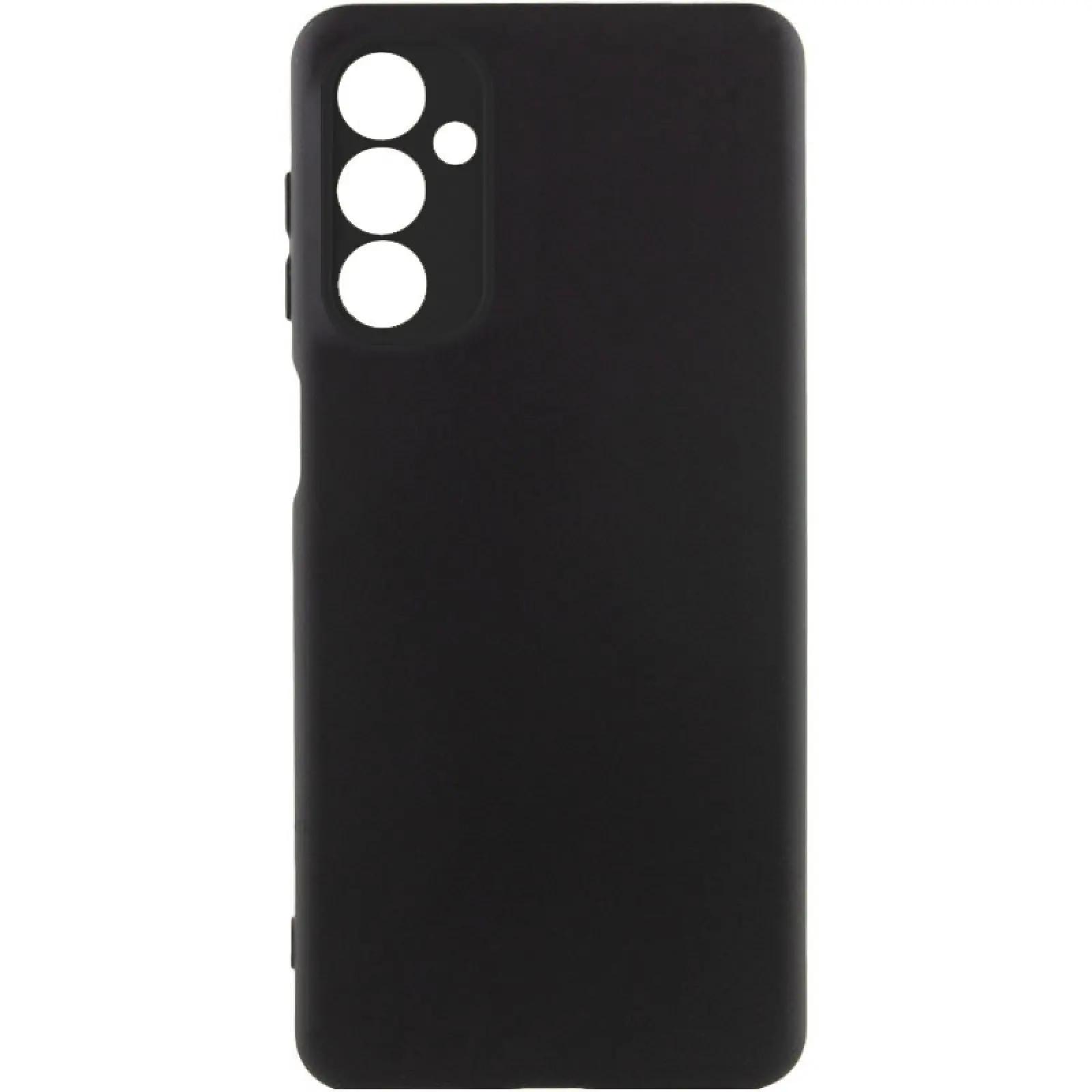 Case TPU GETMAN Liquid Silk Full Camera for Samsung Galaxy A54 5G, Black, TPU