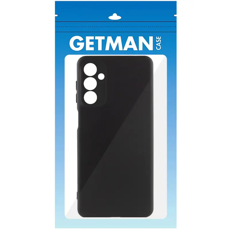 Case TPU GETMAN Liquid Silk Full Camera for Samsung Galaxy A54 5G, Black 7, TPU