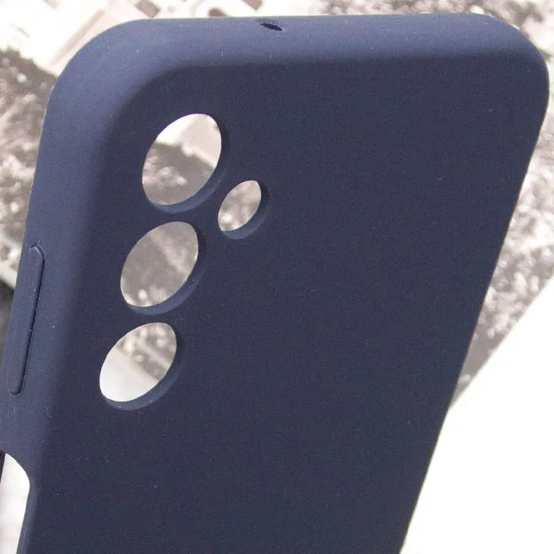 Case TPU GETMAN Liquid Silk Full Camera for Samsung Galaxy A54 5G, Blue / Midnight Blue 5, TPU